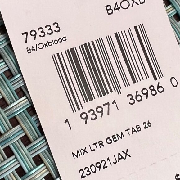 RARE Coach Oxblood Leather Suede Tabby 26 Pave Gem / Crystals - Picture 16 of 16